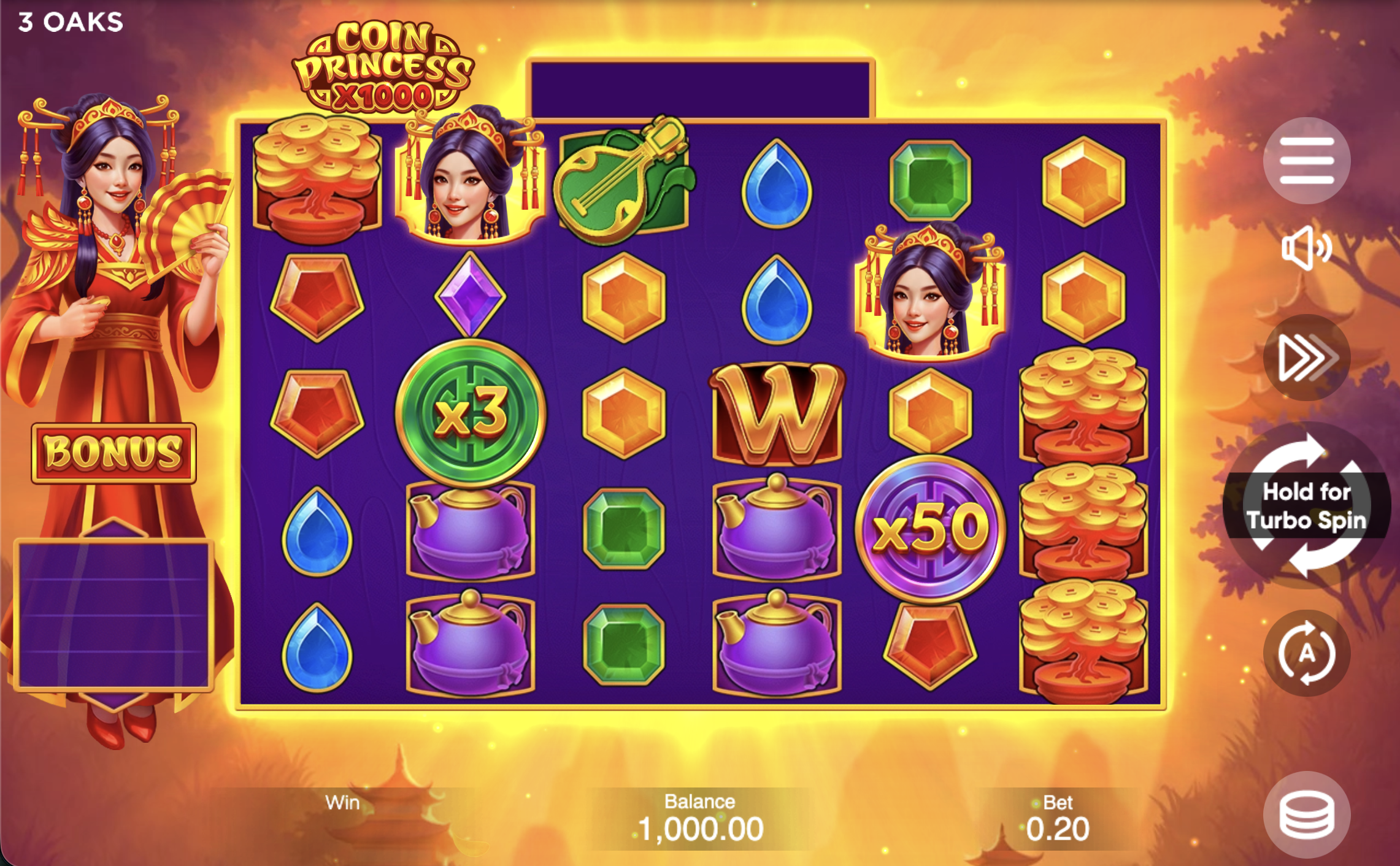 Coin Princess 1000 Demo